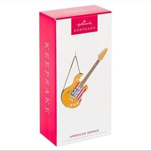 Hallmark Keepsake American Woman Magic 2022 NEW Lenny Kravitz Tomco Guitar